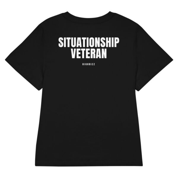 Situationship veteran Women's Fitted T-Shirt Situationship veteran Women's T-Shirt in black