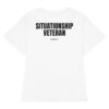 Situationship veteran Women's Fitted T-Shirt Situationship veteran Women's T-Shirt in white