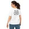 My love language is ignoring red flags Women's Fitted T-Shirt My love language is ignoring red flags Women's T-Shirt in white