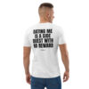 Dating me is a side quest with no reward T-Shirt Dating me is a side quest with no reward T-Shirt in white