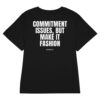 Commitment issues, but make it fashion Women's Fitted T-Shirt Commitment issues, but make it fashion Women's T-Shirt in black