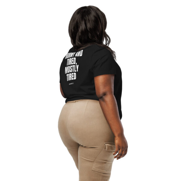 Horny and tired, mostly tired Women's T-Shirt in black