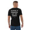 Outside is overrated and has people T-Shirt in black
