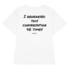 I rehearsed this conversation 40 times Women's Fitted T-Shirt I rehearsed this conversation 40 times Women's T-Shirt in white