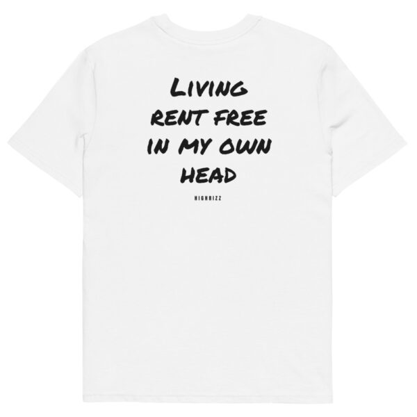 Living rent free in my own head T-Shirt in white