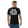 I'm on mute for a reason T-Shirt in black