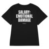 Salary: emotional damage Women's Fitted T-Shirt Salary: emotional damage Women's T-Shirt in black