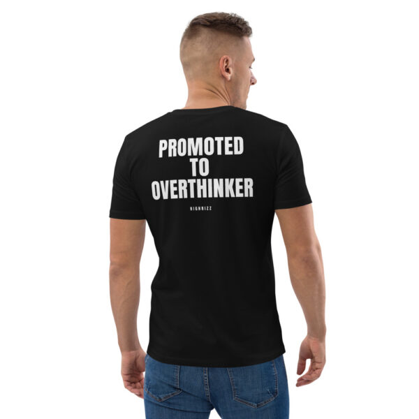 Promoted to overthinker T-Shirt Promoted to overthinker T-Shirt in black