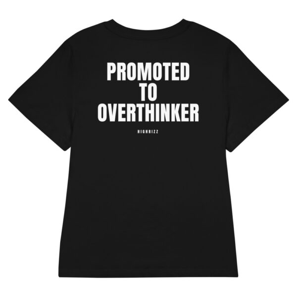 Promoted to overthinker Women's T-Shirt in black