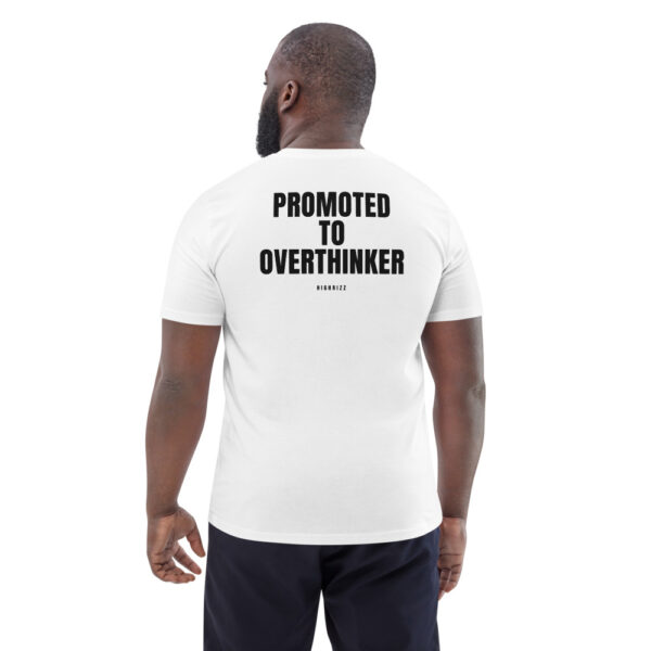 Promoted to overthinker T-Shirt Promoted to overthinker T-Shirt in white
