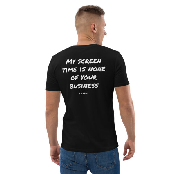 My screen time is none of your business T-Shirt My screen time is none of your business T-Shirt in black