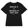 Offline is a personality trait now Women's T-Shirt in black