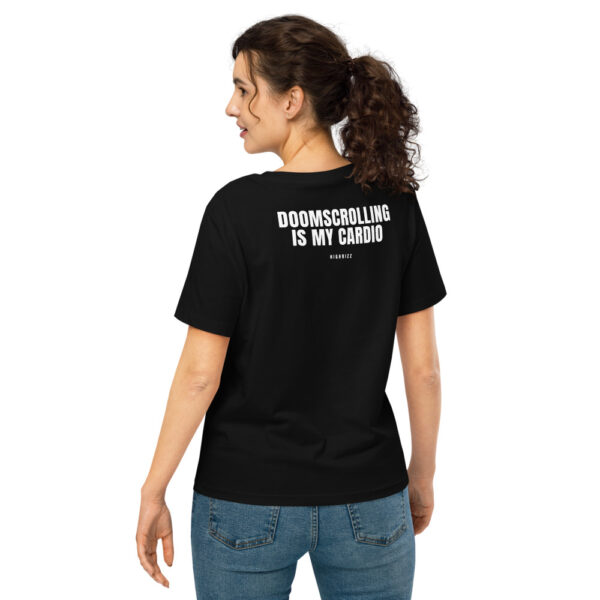 Doomscrolling is my cardio Women's T-Shirt in black