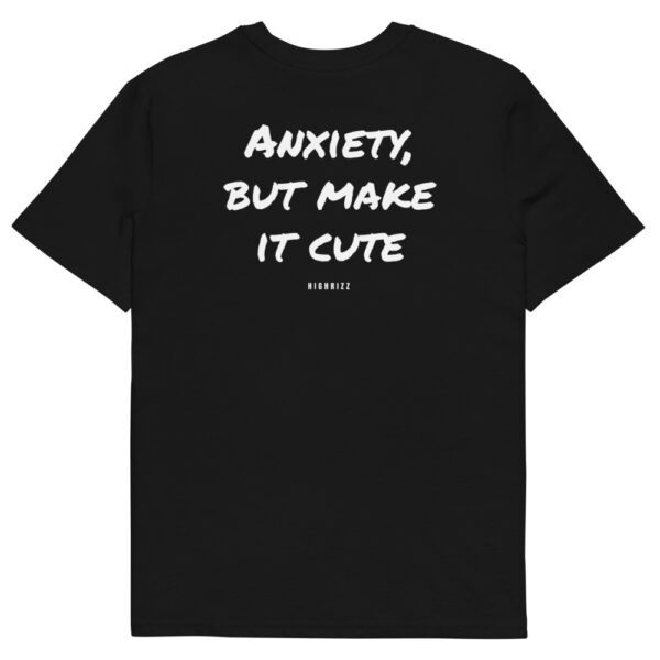 Anxiety, but make it cute Men's T-Shirt in black
