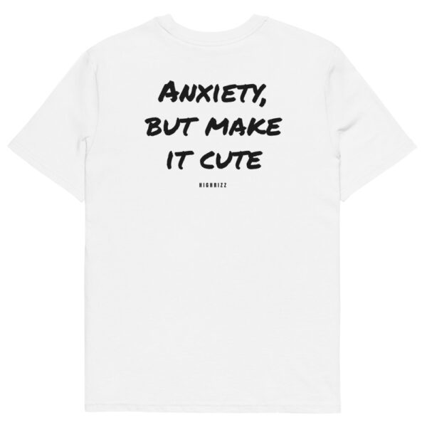 Anxiety, but make it cute Men's T-Shirt in white