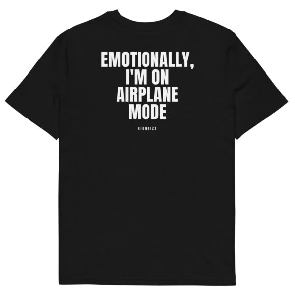 Emotionally, I'm on airplane mode T-Shirt in black