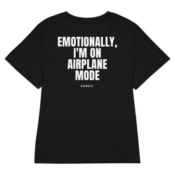 Emotionally, I'm on airplane mode Women's T-Shirt in black