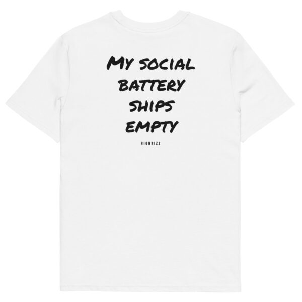 My social battery ships empty Men's T-Shirt My social battery ships empty Men's T-Shirt in white