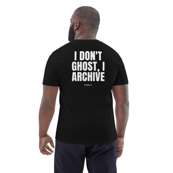 I don't ghost, I archive Men's T-Shirt in black