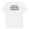 Certified overthinker, underfunded Men's T-Shirt Certified overthinker, underfunded Men's T-Shirt in white