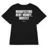 Manifesting rent money, mostly Women's T-Shirt Manifesting rent money, mostly Women's T-Shirt in black
