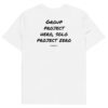 Group project hero, solo project zero Men's T-Shirt Group project hero, solo project zero Men's T-Shirt in white