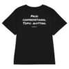 Pace: conversational. Topic: quitting. Women's T-Shirt in black