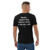 Padel: tennis for people with a social life Men's T-Shirt in black