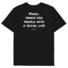 Padel: tennis for people with a social life Men's T-Shirt in black