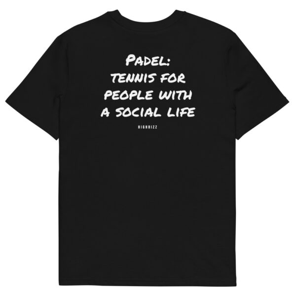 Padel: tennis for people with a social life Men's T-Shirt in black