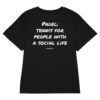 Padel: tennis for people with a social life Women's T-Shirt in black