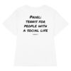 Padel: tennis for people with a social life Women's T-Shirt in white