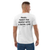 Padel: tennis for people with a social life Men's T-Shirt in white
