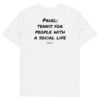 Padel: tennis for people with a social life Men's T-Shirt in white