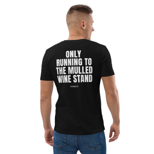 Only running to the mulled wine stand Men's T-Shirt in black