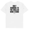 Only running to the mulled wine stand Men's T-Shirt in white