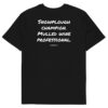 Snowplough champion. Mulled wine professional. Men's T-Shirt in black