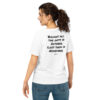 Bought all the gifts in October. Lost them in November. Women's T-Shirt in white