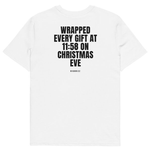 Wrapped every gift at 11:58 on Christmas Eve Men's T-Shirt in white