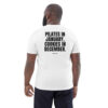 Pilates in January. Cookies in December. Men's T-Shirt in white