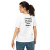 I survived the office Christmas party. Barely. Women's T-Shirt in white
